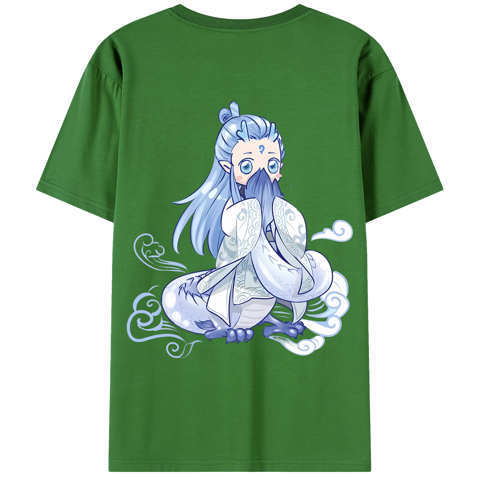 （画像用） Ne Zha 2 ナタ 魔童の大暴れ レディース半袖Tシャツ(バックプリント)